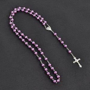 Accessoire religieux violet, idéal pour les moments de dévotion