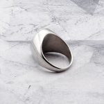Bague en argent, design Croix de Lorraine