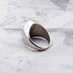 Bague en argent, design Croix de Lorraine