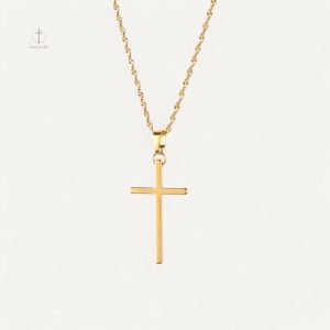 Collier Croix Acier Inoxydable élégant et durable