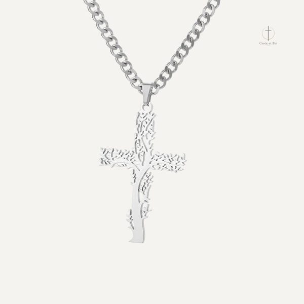 Bijou symbolique Croix Arbre de Vie