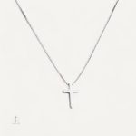 Collier Croix Argent Ras de Cou