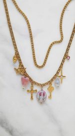 Collier Chic avec pendentif Croix