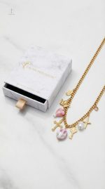 Collier Doré style Charms