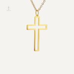 Collier Croix Chrétien Homme en acier inoxydable