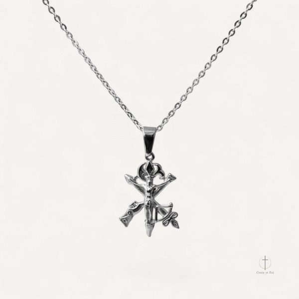 Accessoire religieux Croix Christ en pendentif