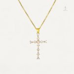 Collier Croix en Cristal pour Femme