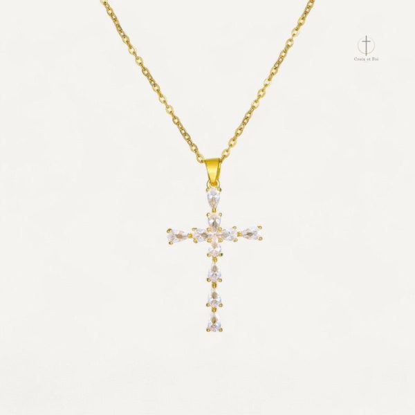 collier-croix-cristal-femme-1 Collier Croix en Cristal pour Femme