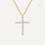Collier Croix Cristal Fin élégant et raffiné