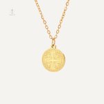 Collier Croix de Jérusalem en métal élégant