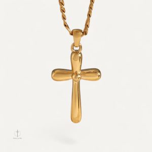 Collier Croix Doré
