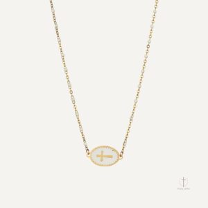 Bijou croisé avec finition brillante