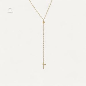 Collier Croix en Acier