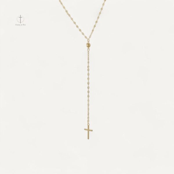 Collier Croix en Acier