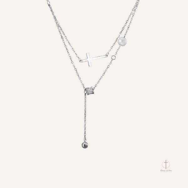 collier-croix-femme-argent-1 Collier Croix Femme en Argent