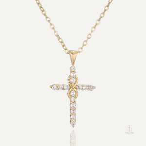 Collier Croix Fusion en design moderne et élégant