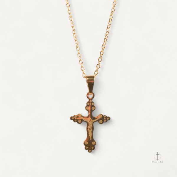 collier-croix-heritage-orthodoxe-1 Collier Croix Héritage Orthodoxe en métal fin