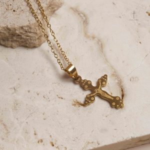 Collier Croix Orthodoxe au design traditionnel