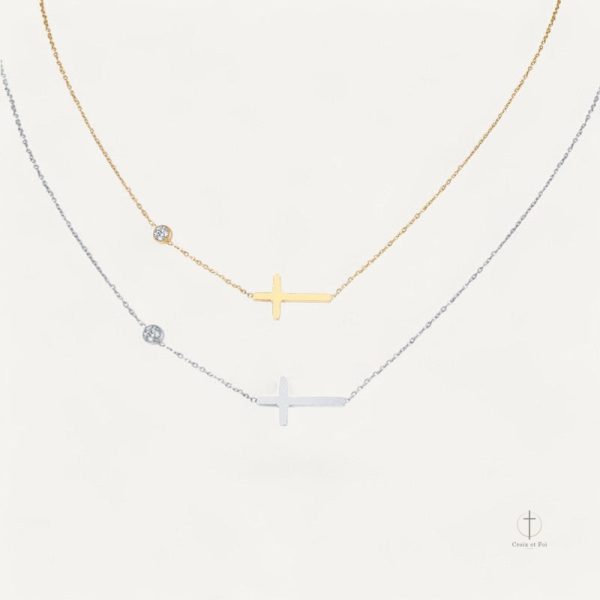 collier-croix-horizontal-1 Collier Croix Horizontal élégant et moderne