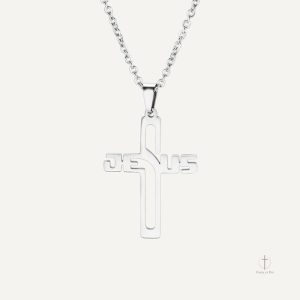 Accessoire spirituel Croix Jésus pour homme