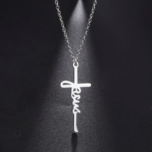Bijou croix Jésus, parfait pour une expression de croyance