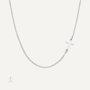 Collier Croix en Acier Inoxydable