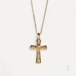 Collier Croix de Lumière Dorée