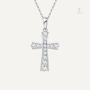 Collier Croix Lumineuse en Argent 925