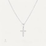 Bijou Argent Croix Élégant