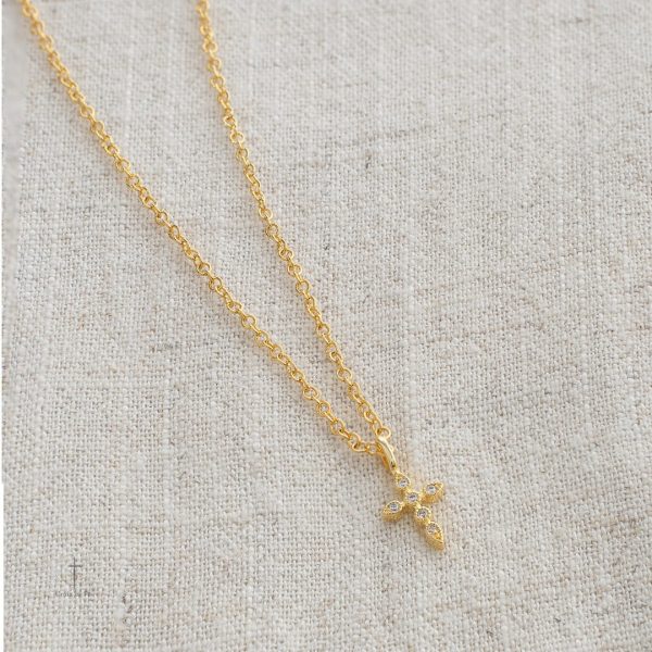 Collier Croix Chic en Argent