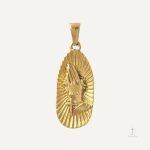 Collier Croix avec Médaille Religieuse
