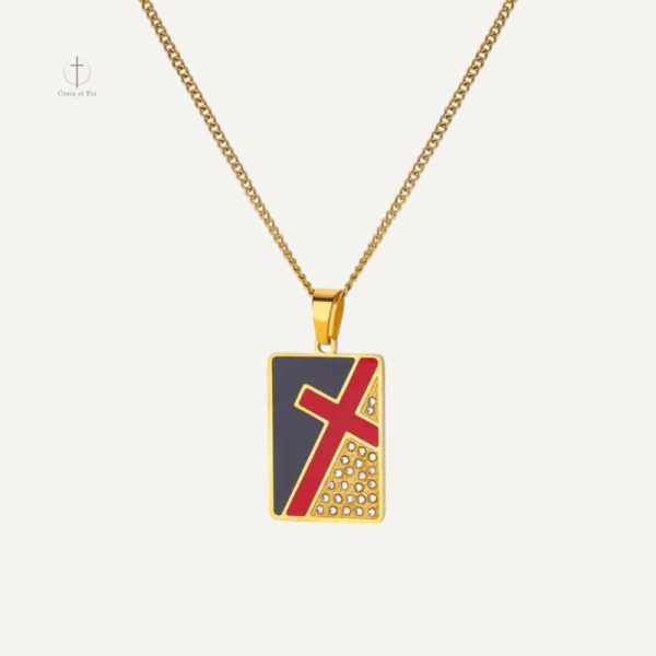 Collier Croix Moderne au design élégant et contemporain