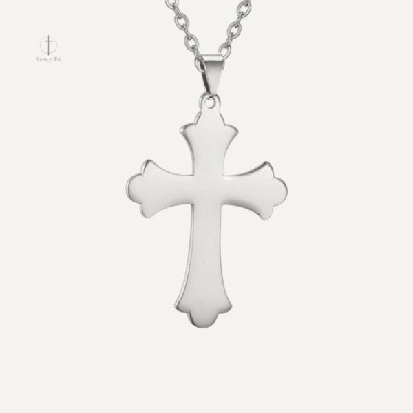 Collier Croix Orthodoxe simple et intemporel