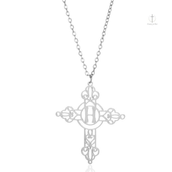 Collier avec pendentif Croix unique
