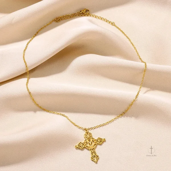 Collier Croix en argent personnalisé