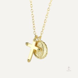 Collier Croix en Argent Sterling 925 Ras du Cou