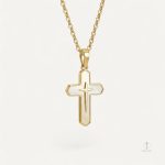 Collier Croix Nacré Reflet Divin