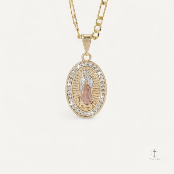 collier-croix-vierge-marie-eclat-dore-1 Collier Croix Vierge Marie en éclat doré