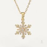 Collier Flocon de Neige en argent délicat
