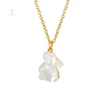 Collier Lapin de Pâques en bijoux croix