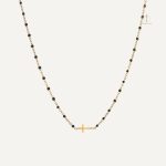 Collier Ras du Cou Croix Élégant