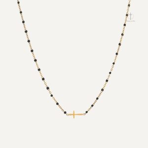 Collier Ras du Cou Croix Élégant