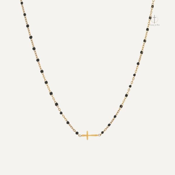 Collier Ras du Cou Croix Élégant