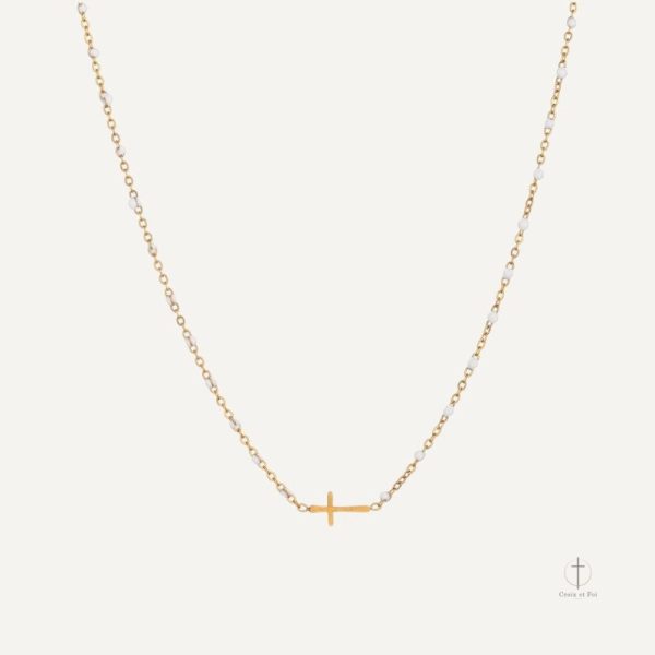 Pendentif Croix Minimaliste en Argent