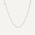 Collier Femme avec Pendentif Croix Chic