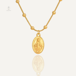 Collier Vierge Marie Classique en argent