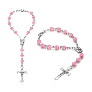 Bijoux Croix en rose, design raffiné