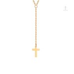 Collier croix discret, idéal pour un style épuré
