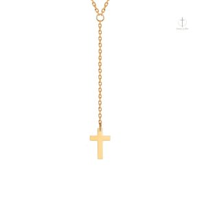Collier croix discret, idéal pour un style épuré