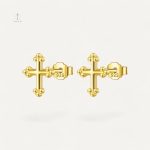 Piercing Croix Orthodoxe en métal élégant
